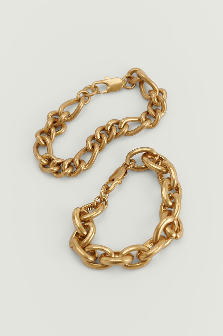 Accessoires Bracelets | Lot de deux bracelets épais dépolis - UI91240