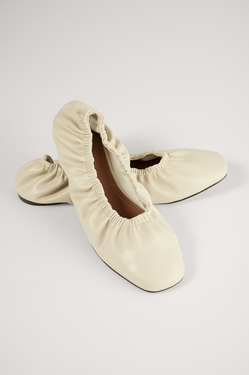 Schuhe Ballerinas | Geraffte Ballerina - QR60650