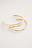 Gold Plated Hammered Bracelet Set