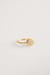 Gold Plated Sparkling Pinky Ring