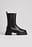 Chelsea boots i läder med tung profilsula
