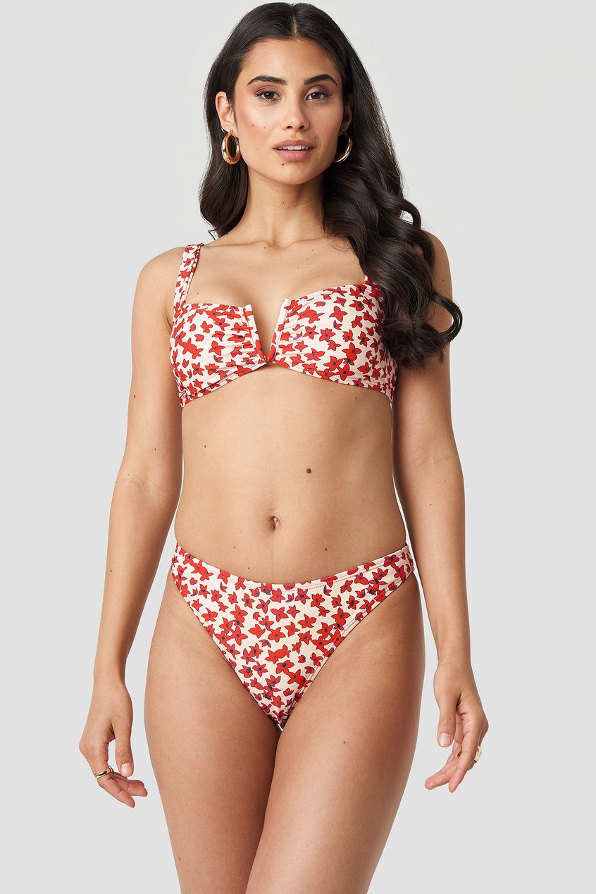 Schwimm & Strandbekleidung Bikini Unterteile | Hochgeschnittenes Bikinihöschen - EI31922