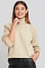 High Neck Ribbed Sleeves Sweater