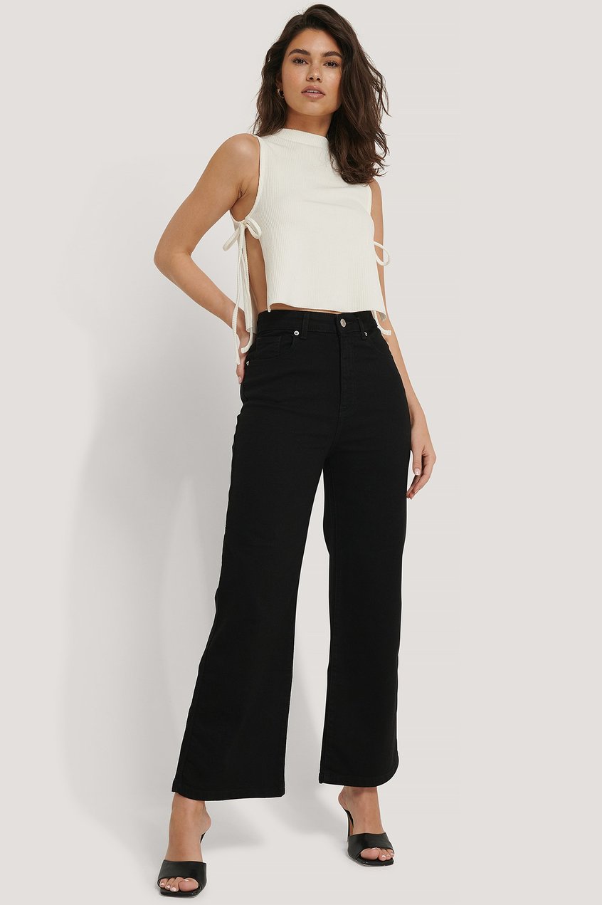 Jeans Jeans mit weitem Bein | Culotte-Jeans - SB67782