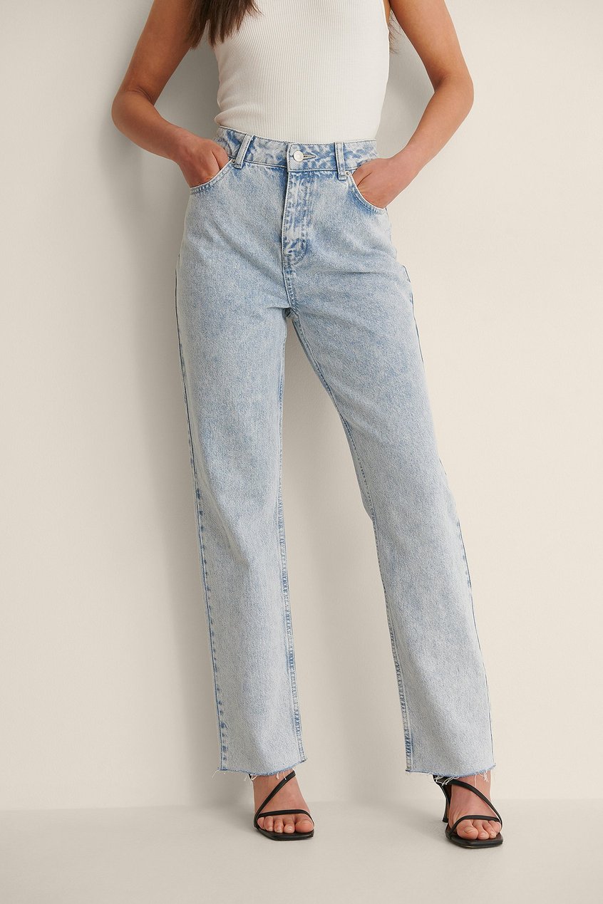 Jeans Reborn Collection | Organische gerade Jeans mit hoher Taille - MG31938