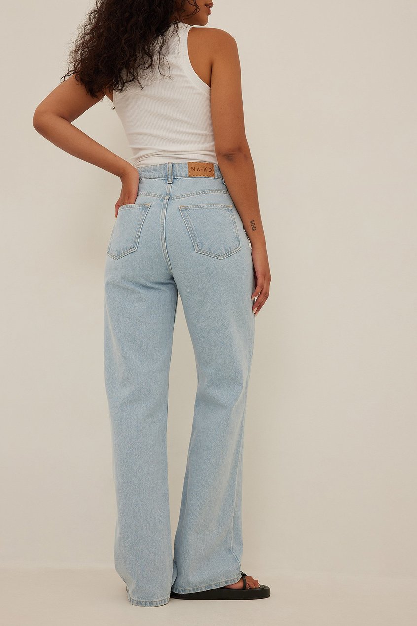 Jean Jeans larges | Jean ample taille haute - WG77215