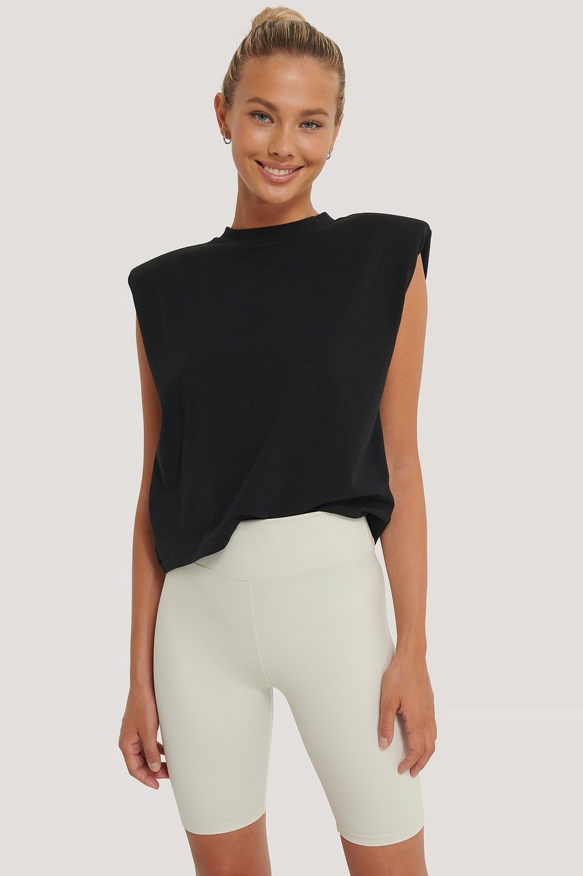 Shorts Loungewear | Hochgeschnittene Radlerhosen Offwhite - XO23711