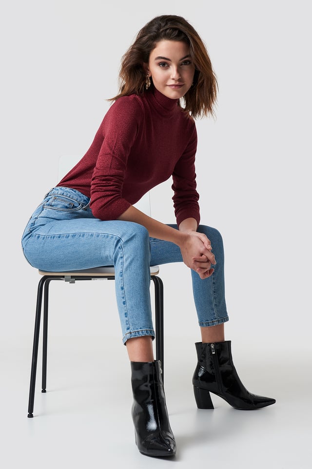 Highwaist Skinny Jeans NA-KD
