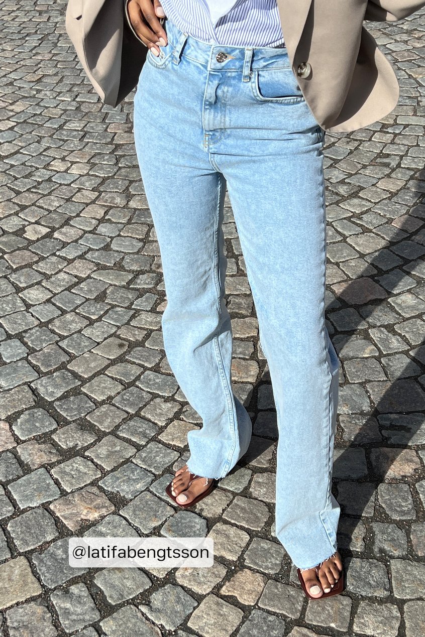 Jeans Bootcut Jeans | Organische Bootcut Skinny Jeans mit hoher Taille - ED69111