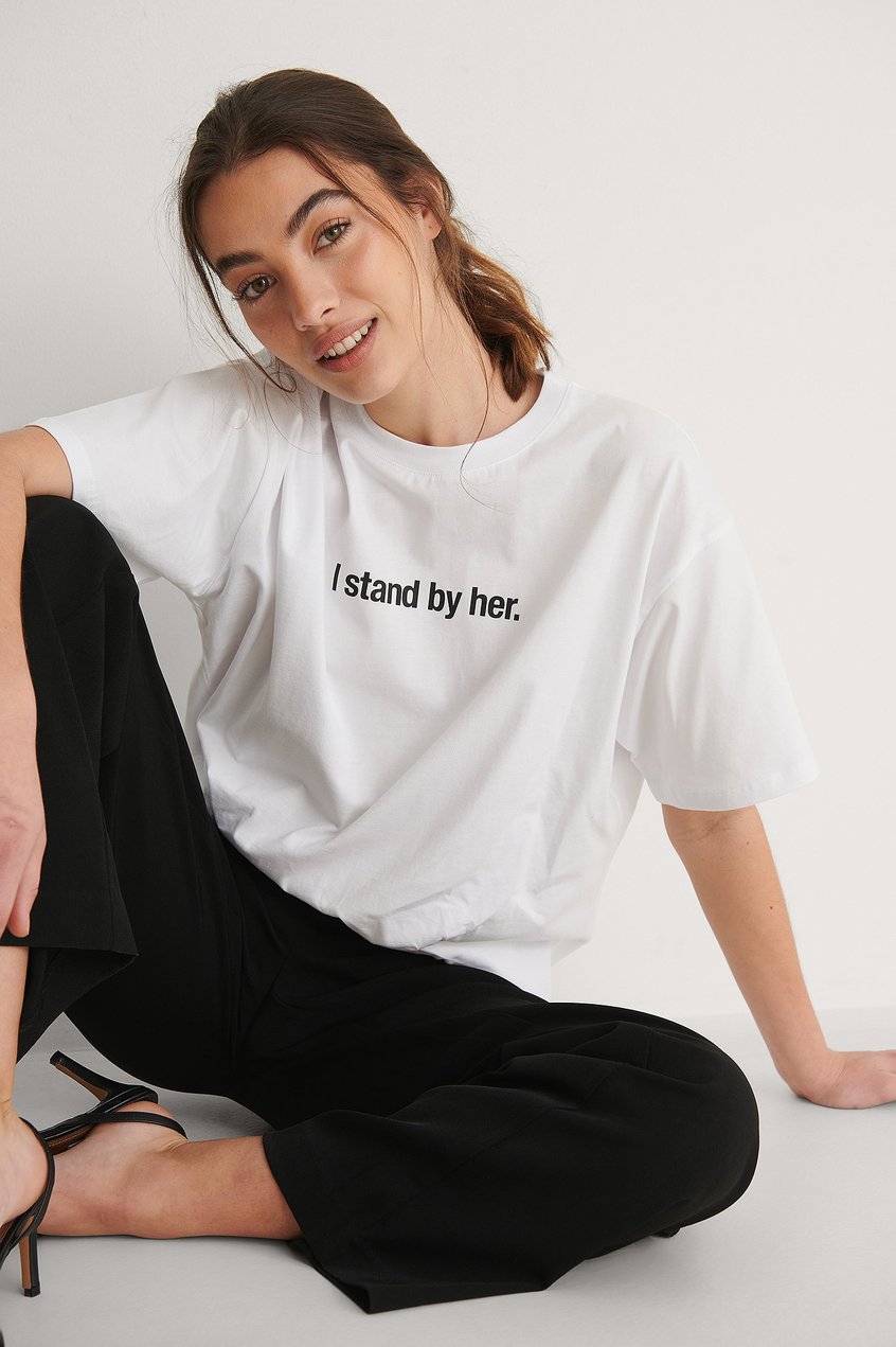 T-shirts | Tops Reborn Collection | T-shirt I Stand By Her - WQ13597