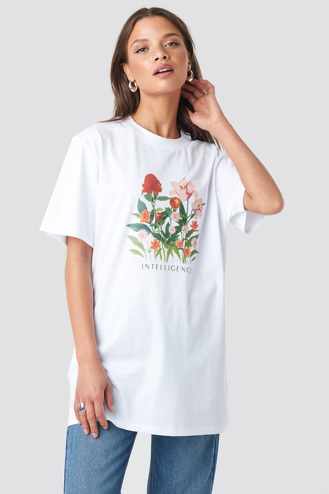 Intelligence Unisex Tee White