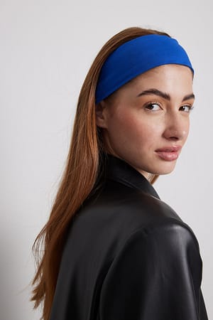 Cobalt Blue Jersey Headband