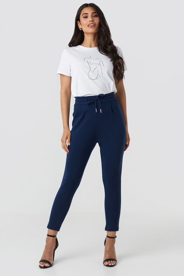 Jogger Waist Trousers Navy