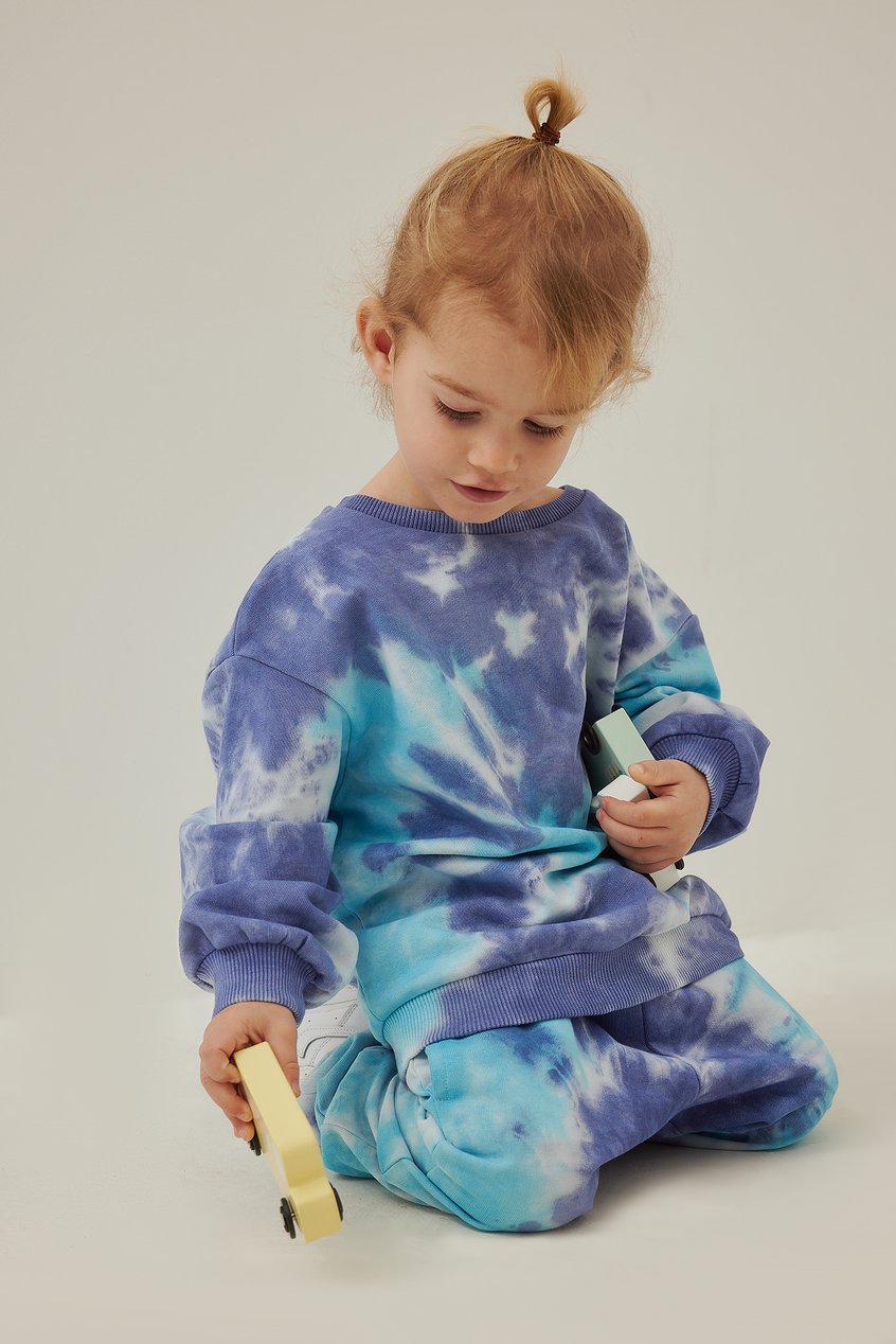 Vêtements Enfants Ensemble enfant | Pull à col rond effet tie-dye biologique - JA04899