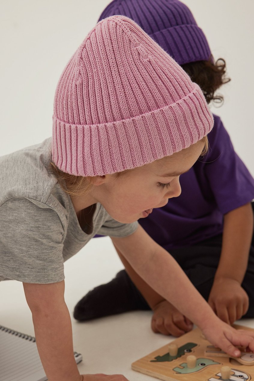 Vêtements Enfants Kids Clothing | Bonnet en tricot pour enfant biologique - KU40078