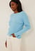 Knitted Deep Back Detail Sweater