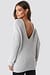 Knitted Deep V-neck Sweater