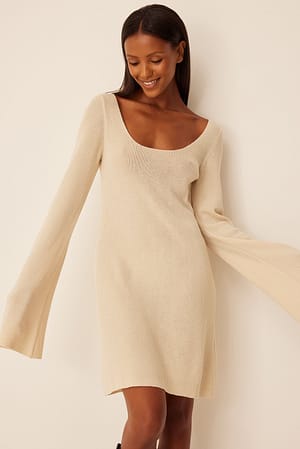 Sandshell Knitted Mini Dress