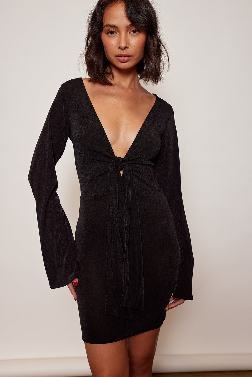 Robes La petite robe noir | Robe mini nouée - OQ82554