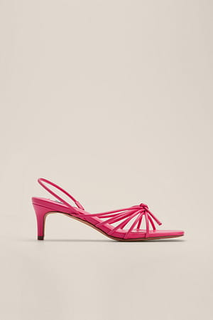 Strong Pink Remmikorkokenkä sandaalit