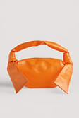 Orange Knotted Soft Bag