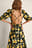Bawełniana sukienka midi z koronką z tyłu