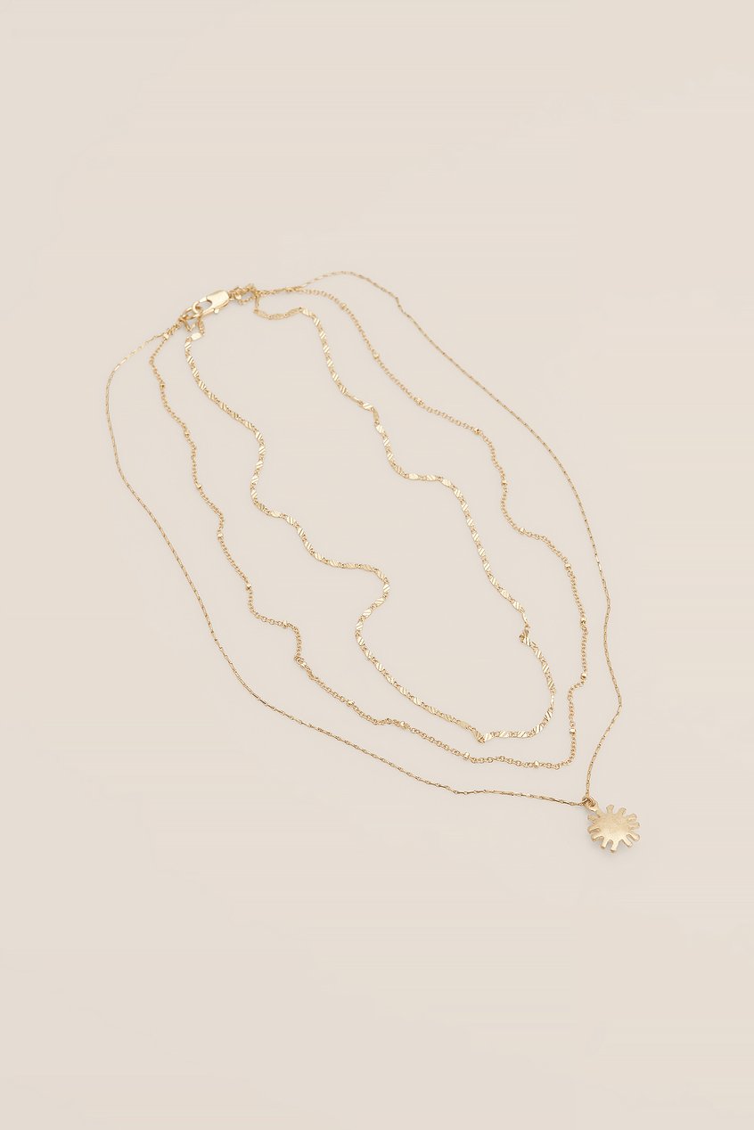 Accessoires Halsketten | Layered Sun Necklace - MQ26499