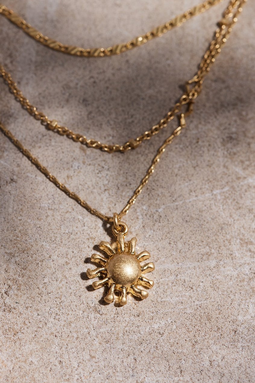 Accessoires Halsketten | Layered Sun Necklace - MQ26499