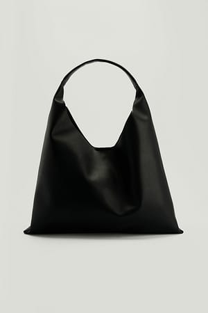 Leather Tote Bag Black | NA-KD