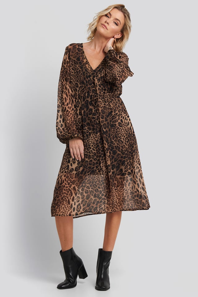 Leo Drawstring Dress Leo