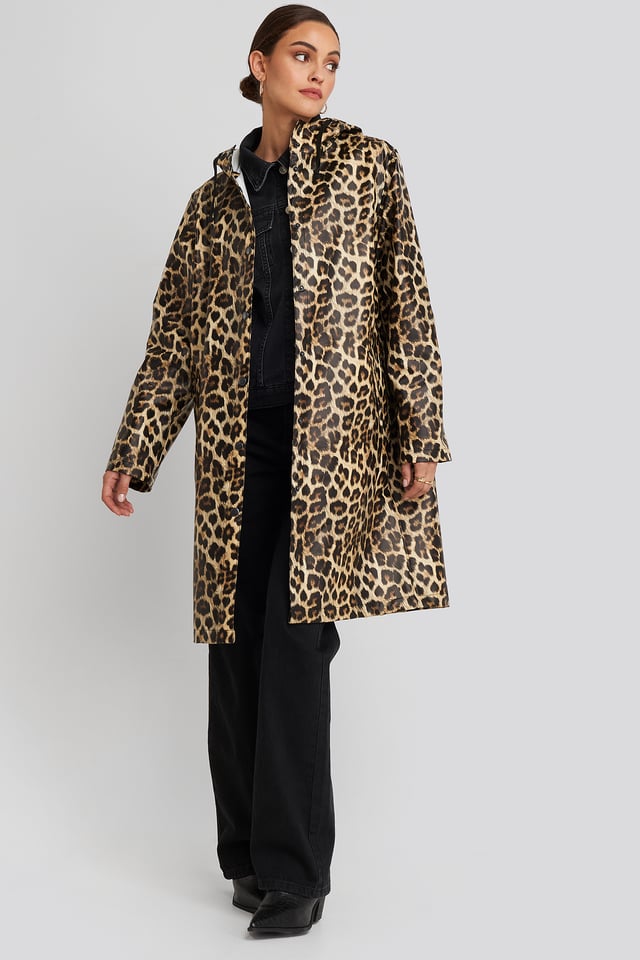 Leo Printed Rain Coat Leoprint