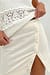 Linen Blend Button Detail Mini Skirt