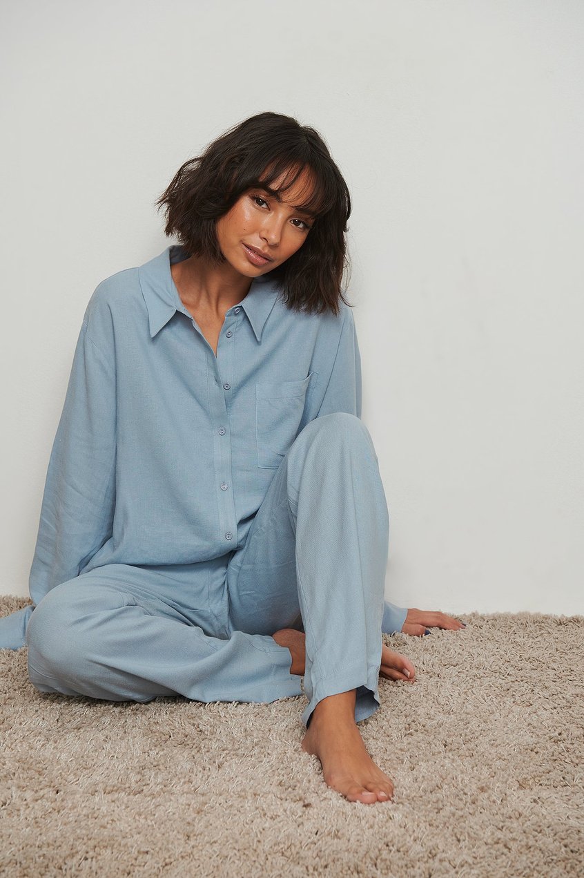 Lingerie et vêtements de nuit Pyjamas | Chemise confortable en lin - IF81400