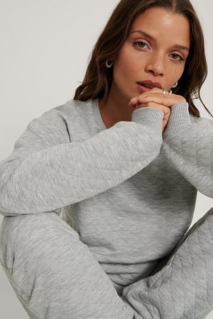 Grey Structured Sweater