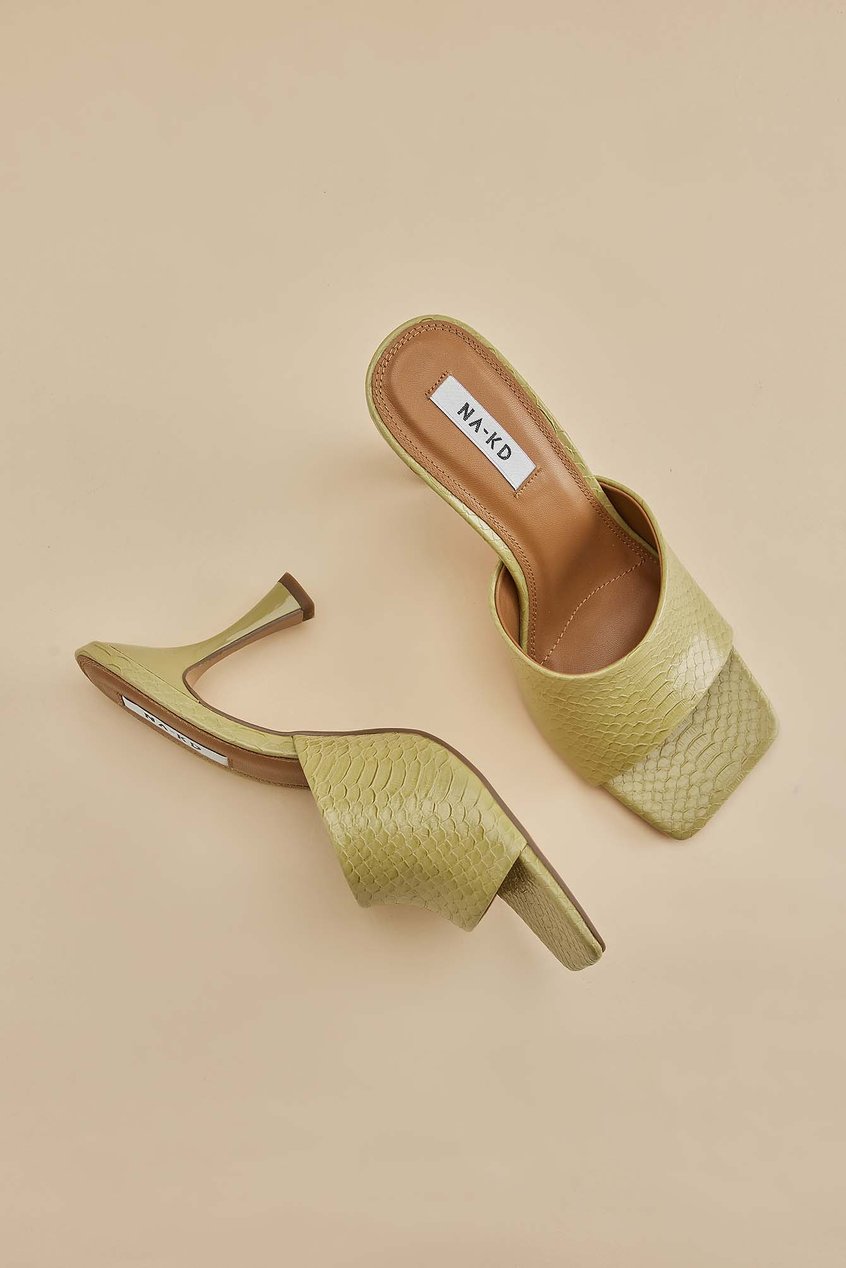 Schuhe Sandalen | Halbschuhe in Schlangenlederoptik - NA02250