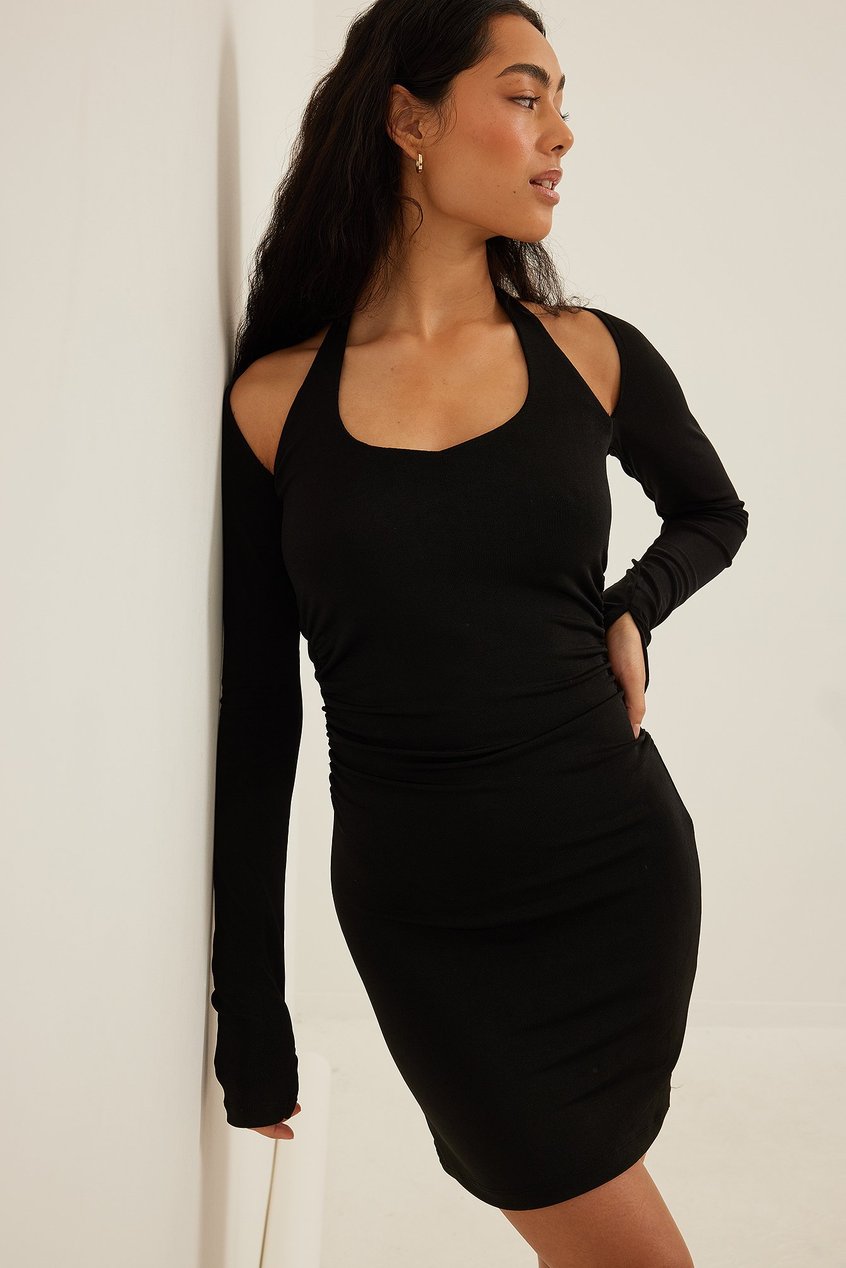 Robes La petite robe noir | Mini robe dos-nu recyclée - IV75460