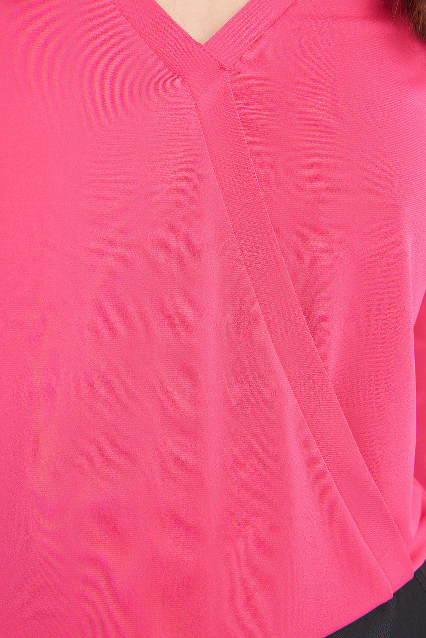 Hemden & Blusen Wickelbluse | Long Sleeve Overlap Blouse - UD78308