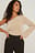 Long Sleeved One Shoulder Draped Top