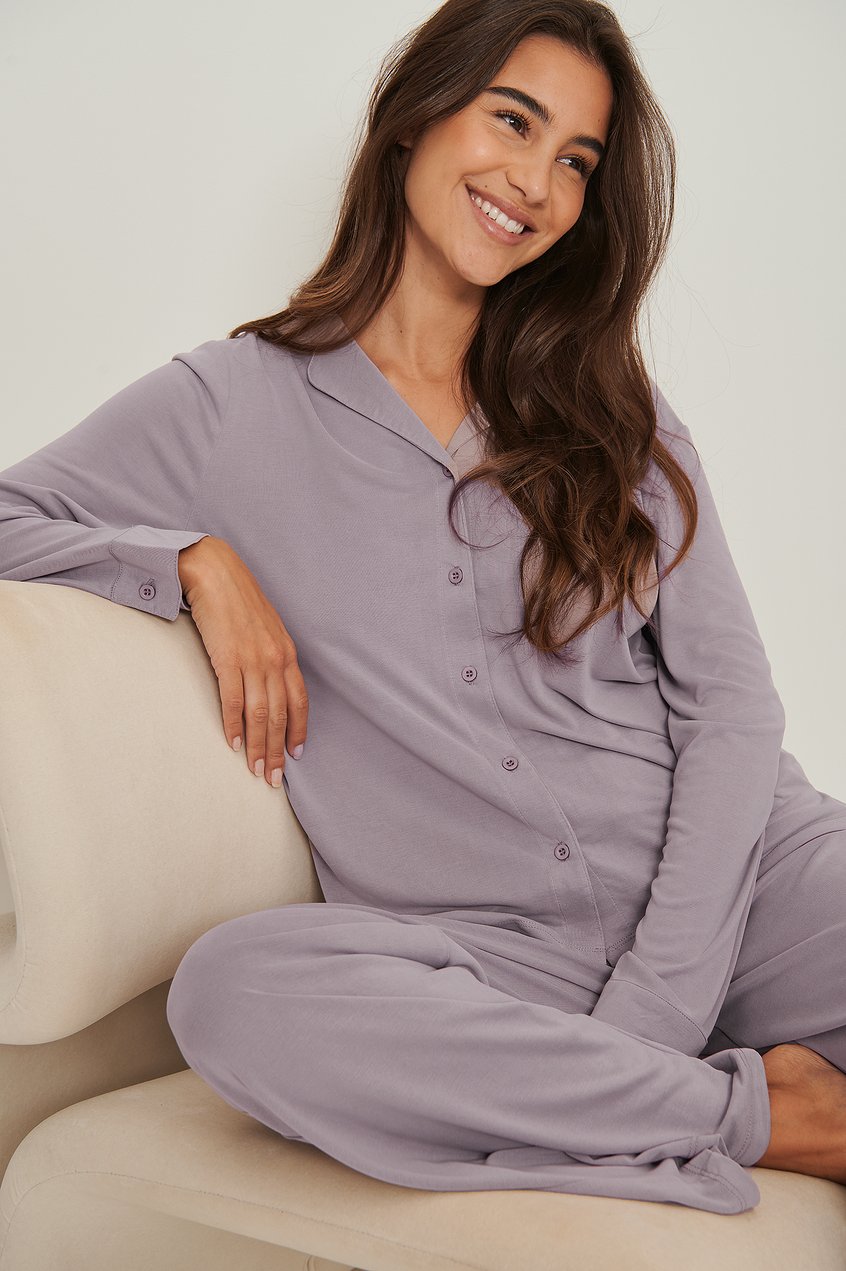 Lingerie et vêtements de nuit Pyjamas | Chemise ample en modal - EZ68035