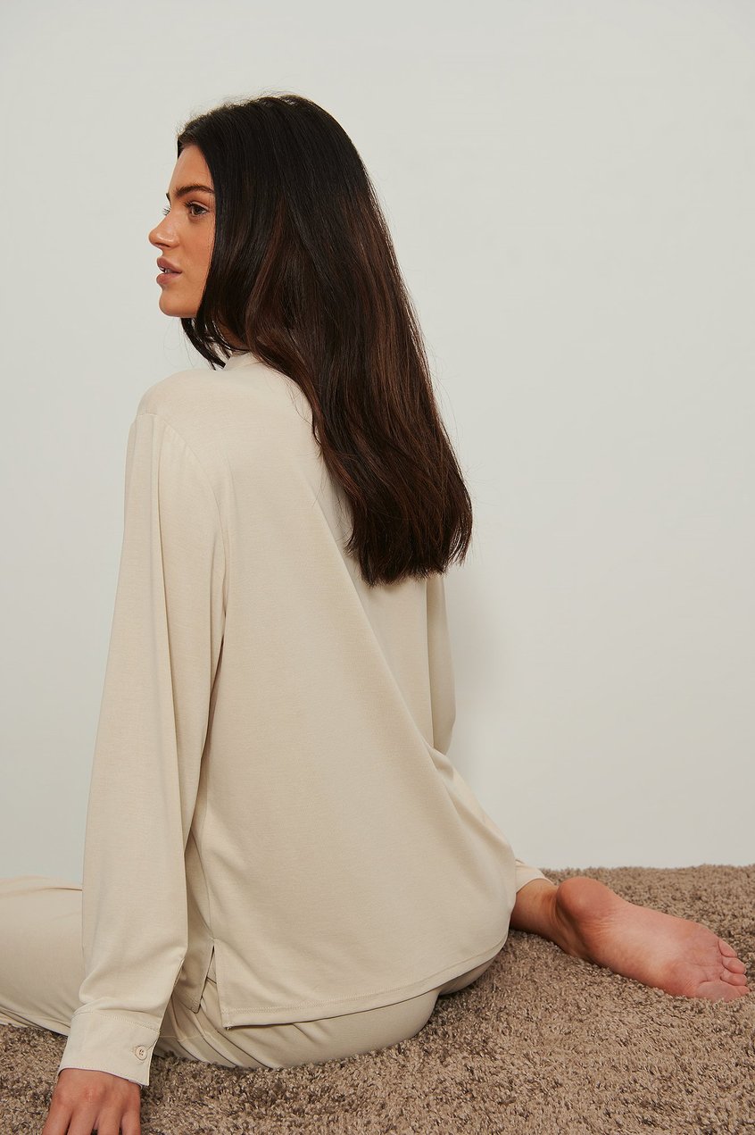 Lencería Pyjamas | Camisa de modal relajada - IQ18735