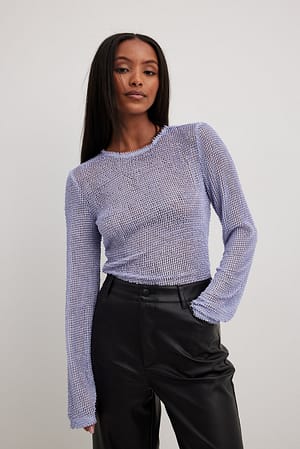 Light Lavender Loose Sweater