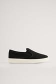 Black Slip-In Sneakers