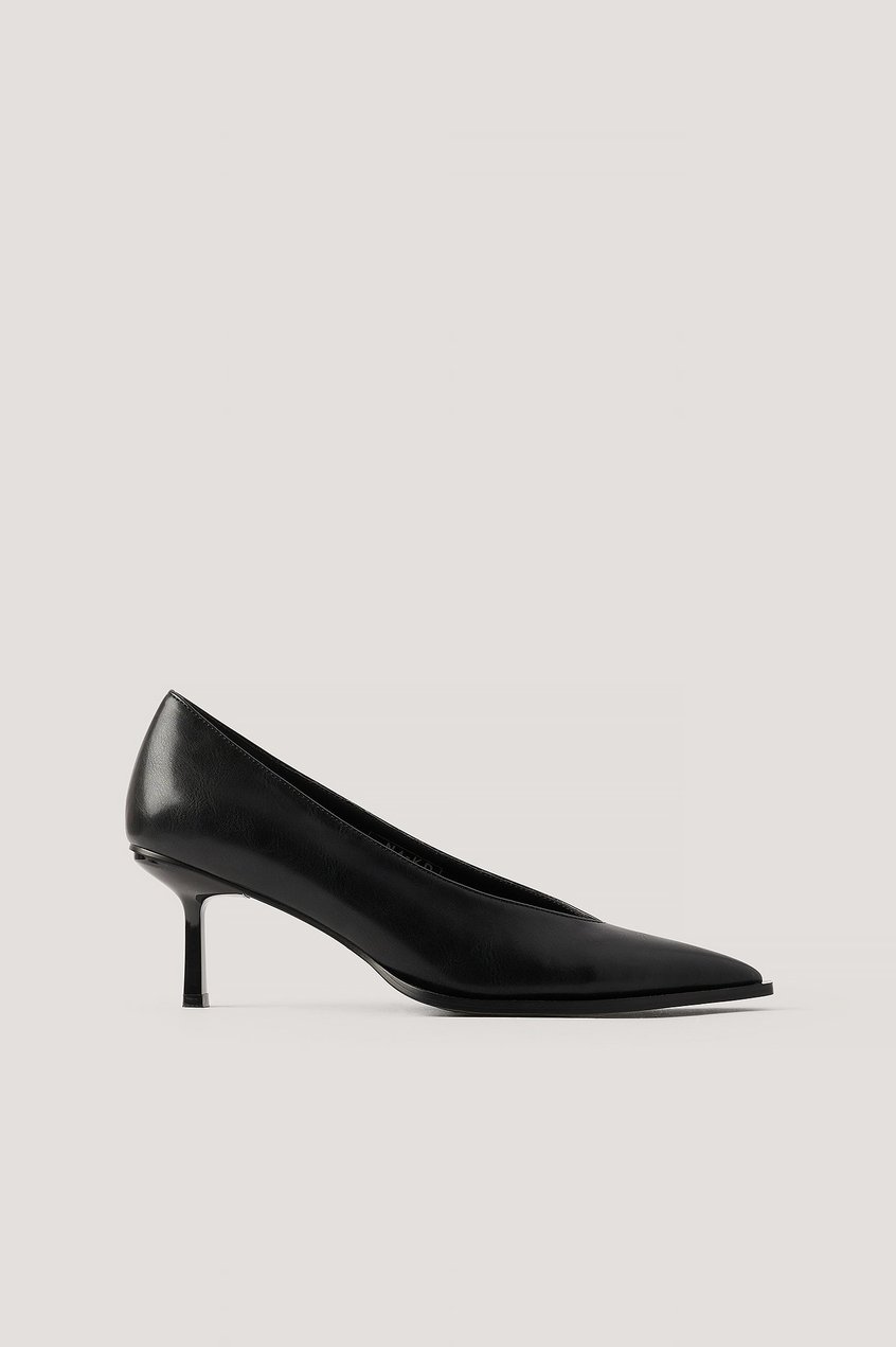 Zapatos Tacones | Low Stiletto Welt Detailed Pumps - LU11726
