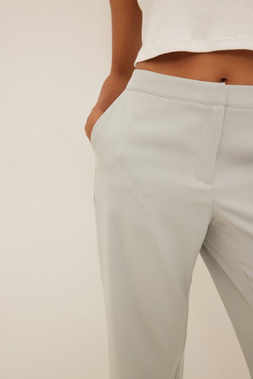 Pantalons Reborn Collection | Pantalon de costume droit taille basse recyclé - GG19616