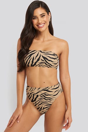 Zebra Maxi Highwaist Bikini Panty