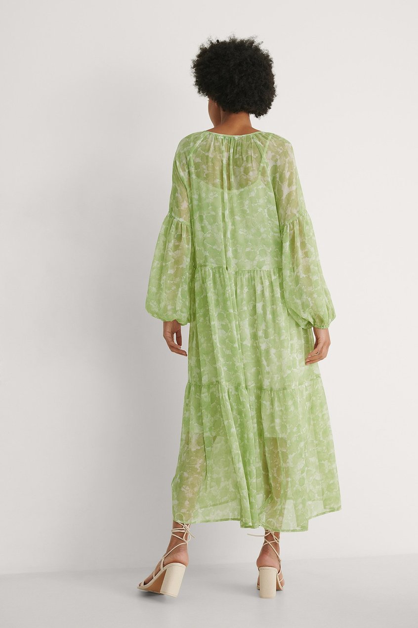 Robes Robes maxi d'été | Recyclée robe Maxi transparente - IV15931