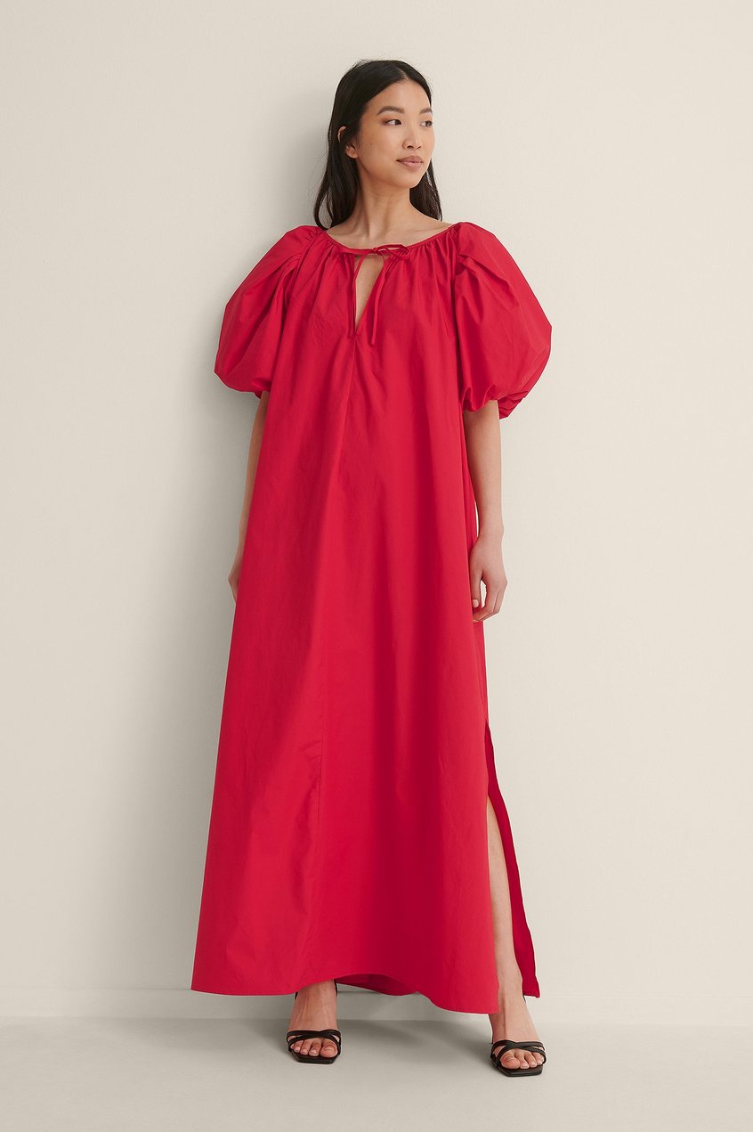 Vestidos Vestidos largos | Organic Maxi Volume Cotton Dress - IG14536