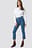 Mid Rise Cropped Flared Jeans
