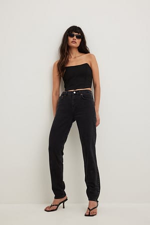 Slim Mid Waist Jeans Outfit
