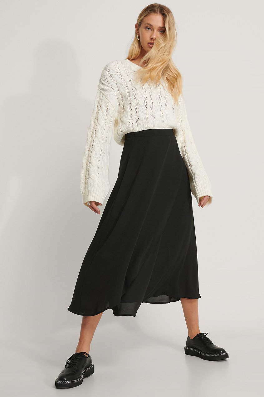 Jupes Skirts | Midi Wrap Skirt - DT46086